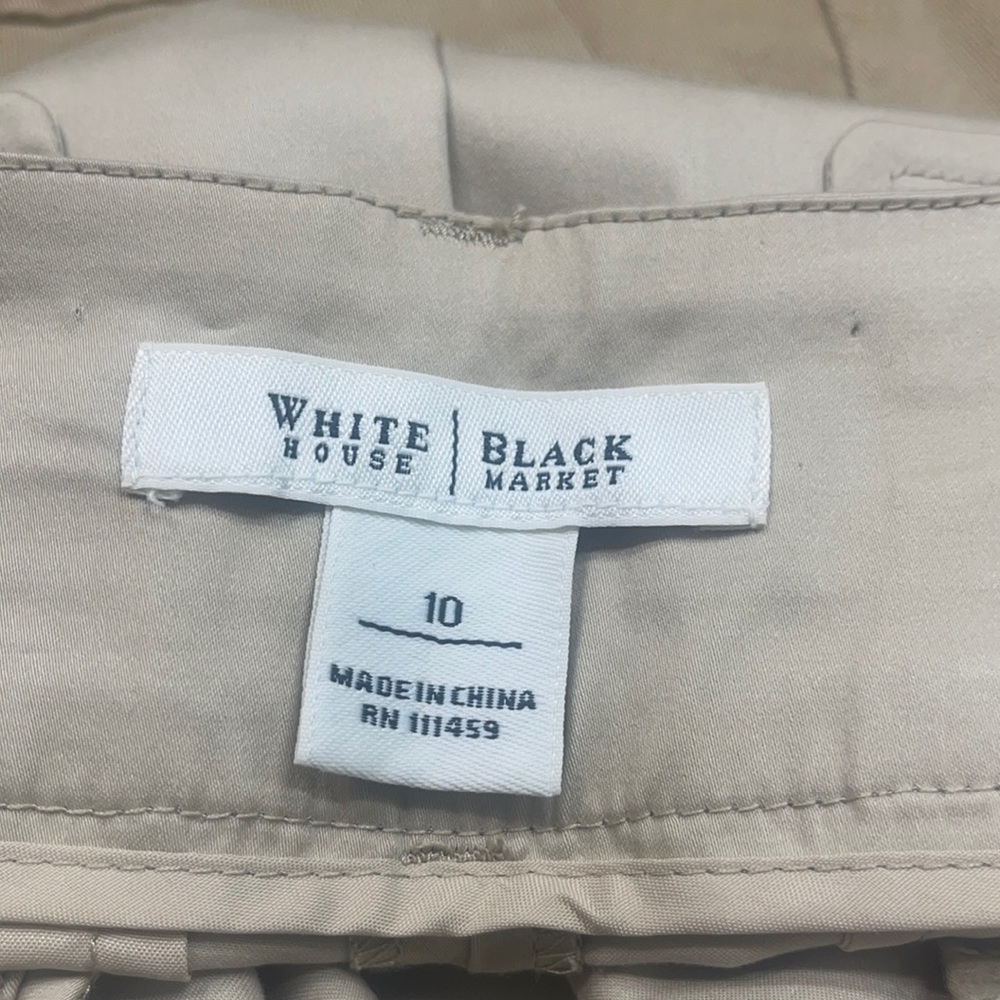 Black/White khaki short